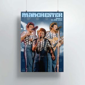 Harry Styles Poster Love On Tour Manchester England. Night 2