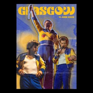 Harry Styles Poster Love On Tour Glasgow Scotland Poster