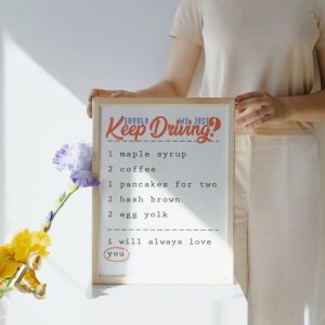 Keep Driving Harry Styles Harrys House Lyric Art Poster 2