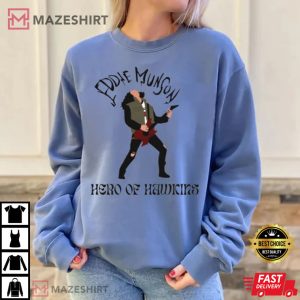 Rip Eddie Munson Eddie Munson Hero of Hawkins Sweatshirt