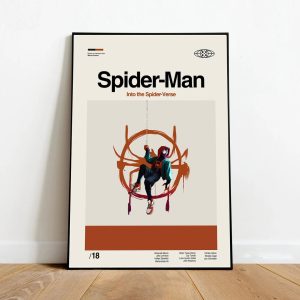 SPIDERMAN Miles Morales vintage inspired Poster