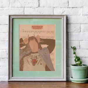 Stranger Things Eddie Munson Master of Puppets Music Poster 2