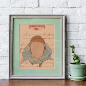 Stranger Things Max Mayfield Running Up That Hill Music Poster