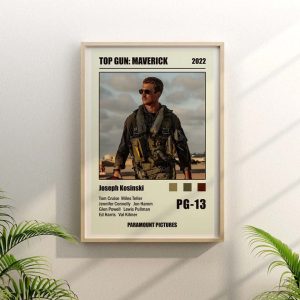 Top Gun Rooster Poster Miles Teller Wall Art Poster