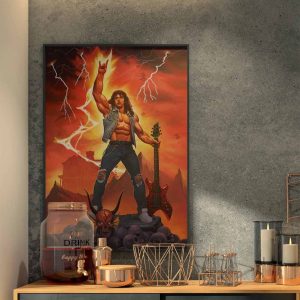 Vintage Eddie Munson Fan Poster 2