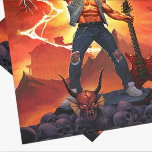 Vintage Eddie Munson Fan Poster 3