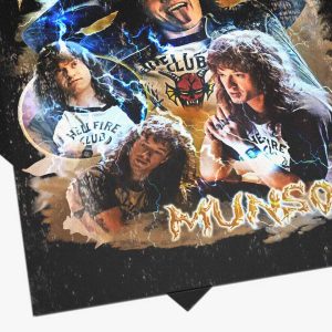 Vintage Eddie Munson Fan Poster 4