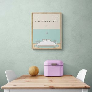 Harry Styles Late Night Talking Lyrics Bedroom Print 1