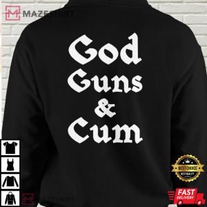 God Guns Cum Shirt God Guns n CumTee Shirt