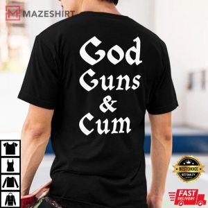 God Guns Cum Shirt God Guns n CumTee Shirts