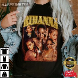 Rihanna Vintage 90s Style T-Shirt