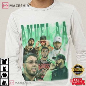 Anuel AAshirt Anuel AA Retro Vintage print Shirt