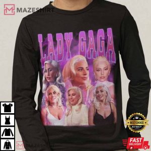 Lady Gaga shirt Lady Gaga Retro Vintage print Shirt