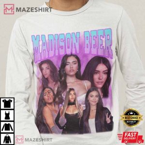 Madison Beer Retro Vintage Print T-Shirt