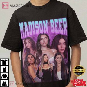 Madison Beer Retro Vintage Print T-Shirt