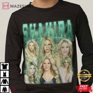 Shakira shirt Shakira Retro Vintage print T Shirt