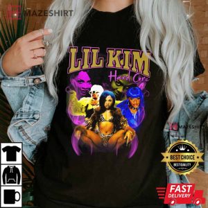 Lil KIm 90s Style Vintage Bootleg Rap T shirt