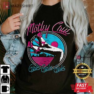 Motley Crue Shirt Motley Crue Girls Girls Girls Heels T Shirt