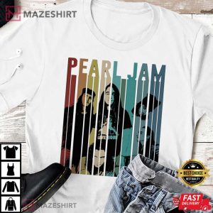 Vintage Retro Pearl Jam Shirt Pearl Jam Tour 2022 T Shirt