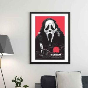 Framed Retro Scream Movie Poster 1996