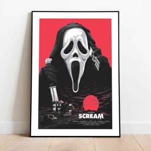 Framed Retro Scream Movie Poster 1996r