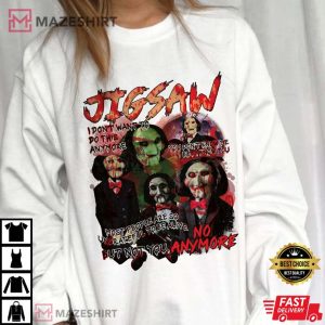 Horror Movie Halloween Shirt Jigsaw tee