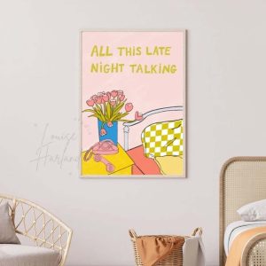 Harry Styles Late Night Talking Harry Styles Print poster