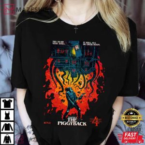 Eddie Munson Playing Guitar tee 1