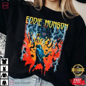 Eddie Munson Playing Guitar Sweatshirt 1
