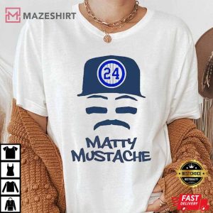 Matty Mustache Shirt Number 24