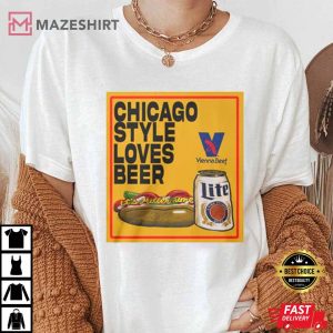 Chicago Loves Beer Shirt Funny Chicago Loves Beer