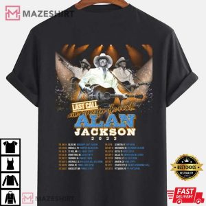 HOT TOUR Alan Jackson Last Call One More For The Road Tour 2022 shirt