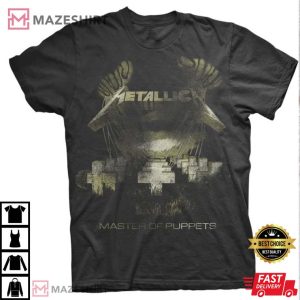 Metallica Eddie Munson Master of Puppets Distressed T-Shirt