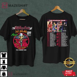 Motley Crue The Stadium Tour Merch 2022 T-Shirt