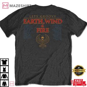 Earth Wind Fire Unisex Tee Lets Groove tee