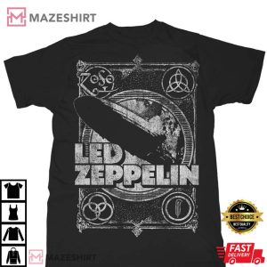 Led Zeppelin Shook Me Jimmy Page Rock Official Tee