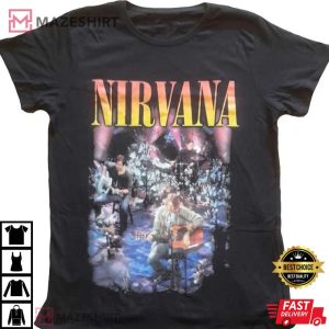 Nirvana Ladies T Shirt Unplugged Photo tee