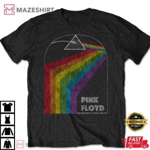Pink Floyd Adult T Shirt Dark Side of the Moon 1972 Tour shirt