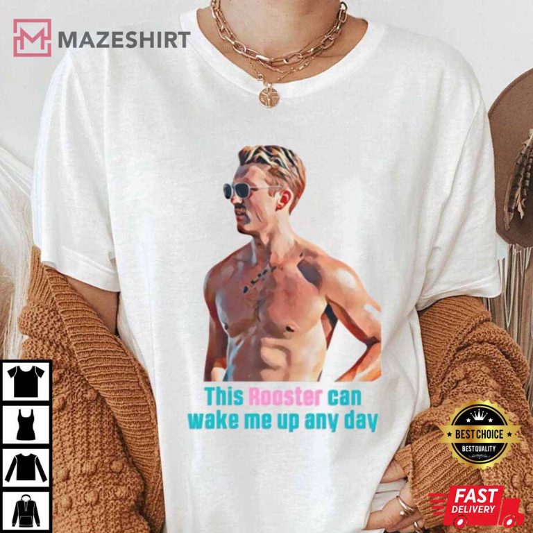Top Gun Shirtless Miles Teller Roosters Gift TShirt