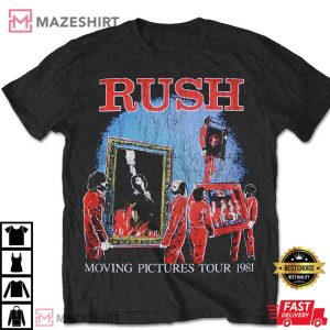 Rush Adult T Shirt 1981 Tour shirt