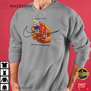 As Always Vampire Smoke A Coke Cigarette Tee