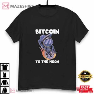 Bitcoin to the Moon Bitcoin TShirt