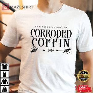 Corroded Coffin Band - Stranger Things T-Shirt