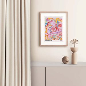 Aura Poster Retro Gradient Poster 2