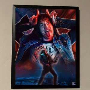 Eddie Munson Hero Play Guitar Master Of Puppets Poster