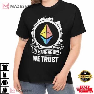 In Ethereum We Trust Shirt Ethereum Shirt Bitcoin Shir Men black t shirt
