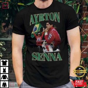Legend Ayrton Senna Shirt Mclaren Racing Legend T Shirt