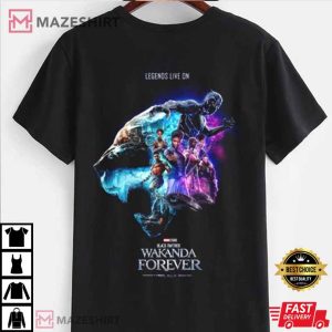 Legends Live On Black Panther Marvel Shirt