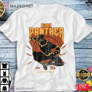 Marvel Black Panther Wakanda Forever Action Since 1966 tee