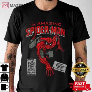 Marvel Spider Man Retro Comic TShirt